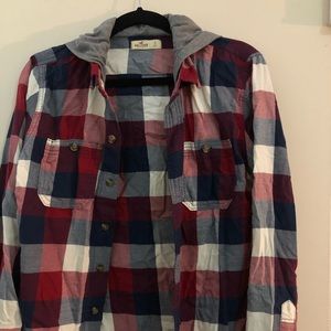 Hollister Hoodie Flannel